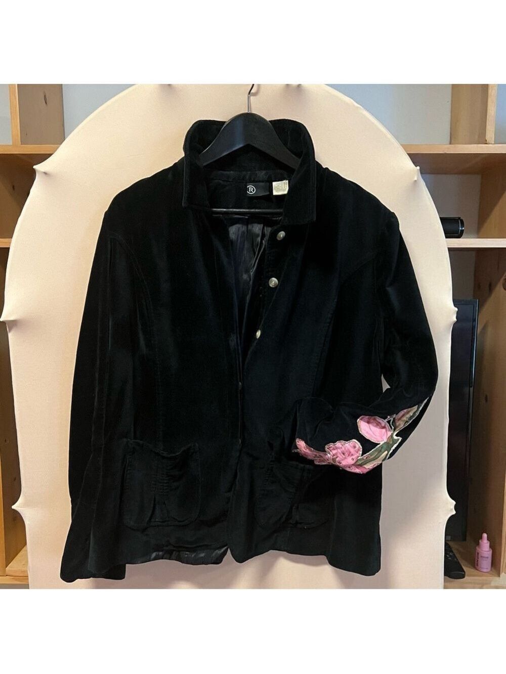 French Velvet Vintage Jacket - Picture 2 of 9